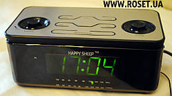 Настільний годинник-будильник із вбудованим радіопрогравачем Happy Sheep YJ-8118