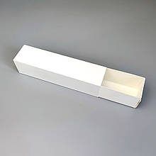 Коробка-пенал для суші і ролів біла 210*50*50