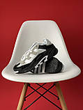 Кросівки чоловічі Adidas Niteball Black White білі демісезонні шкіряні стильні адідас найтбол, фото 4