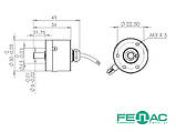 Енкодер кругових переміщень FNC 30B 6630V1000-R2, фото 2