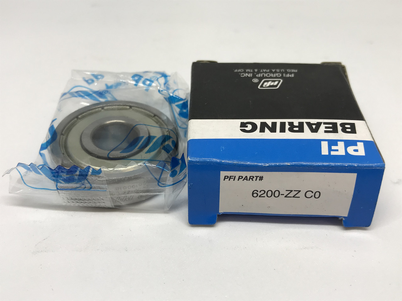 Підшипник 6200 ZZ C3, 80200 (10*30*9) PFI USA ORIGINAL!!!!