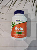 Now Foods Kelp 250 veg caps 325 mcg , ( ламинария ) натуральный йод , поддержка щитовидной железы