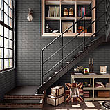 Декоративна 3D панель самоклейка під цеглу Срібло 700х770х3мм (017-3), фото 7