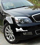 Наклейка на авто AIWA 02584, фото 4