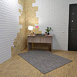 Підлога пазл - модульне підлогове покриття 580x580x10мм темно-сіре дерево (МР13), фото 2