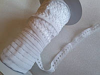 Резинка для пошива нижнего белья (отделочная) 15мм на метраж белая