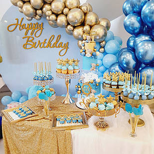 Детский Кенді Бар на День народження хлопчика, хлопчику 1 рік