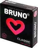 Презервативи чоловічі класичні із силіконовим мастилом Bruno Classic 4 You 12 шт (4 пачки по 3 шт.), фото 3