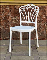 Стул Lokan белый пластик, свадебный банкетный стул