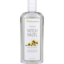 Тонік з гамамелісом Mild By Nature "Witch Hazel Unscented Alcohol-Free" без спирту та запаху (355 мл)