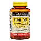 Жирні кислоти Mason Natural Риб'ячий жир з Омега-3, Омега-3 Fish Oil, 120 гельових капсул (MAV-12232)