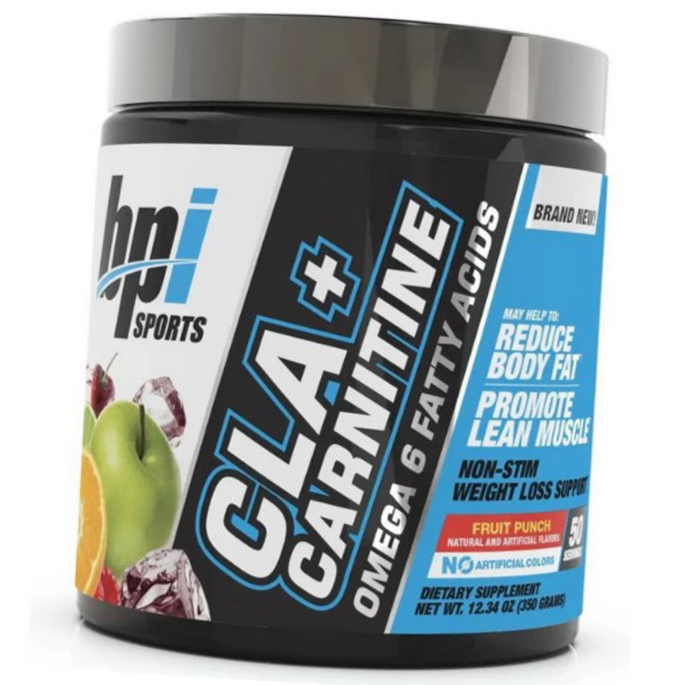 Кон'юговані лінолева кислота + Л-карнітин BPI sports CLA + Carnitine 350 g Для зниження ваги