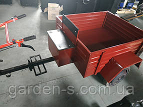 ПРИЦЕП МОТОБЛОЧНИЙ ВІДКИДНОЇ МІНІ БУКУВАННЯ (1050*1400*350, БЕЗ КОЛІС), фото 2