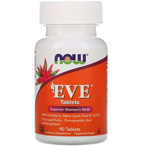 Вітаміни для дівчат Now EVE Superior women's Multi (90 таблеток.)