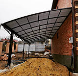 Навіс до будинку для автомобіля, фото 8
