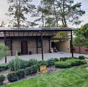 Навіси пристінні//Навіси з примиканням до будинку