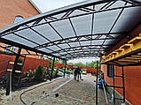 Навіс для автомобіля. Автомобільний навіс. Виготовлення навісу, фото 7