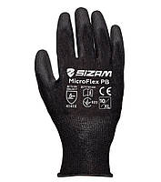 Перчатки с полиуретановым покрытием Sizam Microflex PB р.11