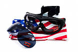 Окуляри захисні з ущільнювачем Global Vision All-Star Kit (Anti-Fog) змінні лінзи, фото 10