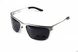 Поляризаційні окуляри BluWater Alumination-2 Silver Polarized (gray) сірі, фото 4
