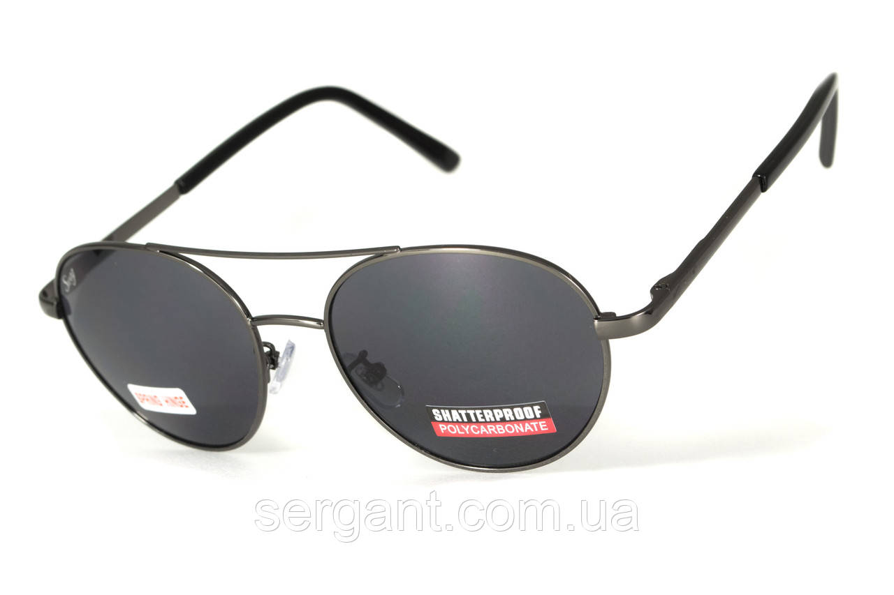 Окуляри захисні відкриті Swag Aviator-1 (gray) сірі