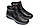 Чоловічі зимові черевики з нат. шкіри великого розміру Black р. 46 47 48 49 50, фото 5