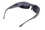 Окуляри захисні відкриті Global Vision BAD ASS-2 GunMetal (gray) сірі, фото 3