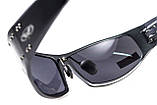 Окуляри захисні відкриті Global Vision BAD ASS-2 GunMetal (gray) сірі, фото 8