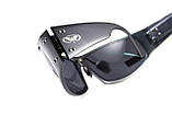 Окуляри захисні відкриті Global Vision BAD ASS-2 GunMetal (gray) сірі, фото 10