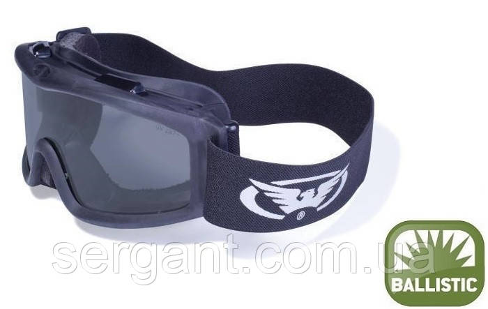 Окуляри захисні з ущільнювачем Global Vision Ballistech-2 (gray) сірі