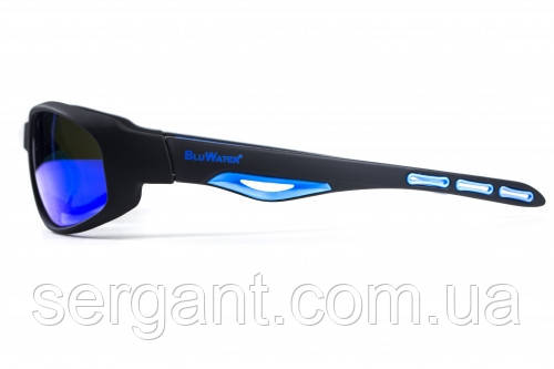 Поляризаційні окуляри BluWater Buoyant-2 Polarized (G-Tech blue) сині дзеркальні - фото 2 - id-p1553213016