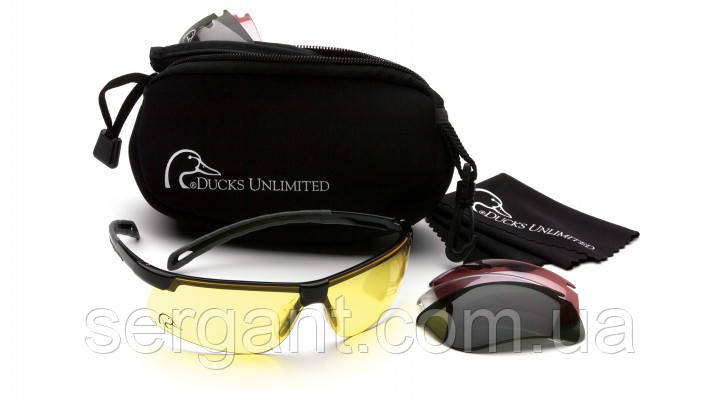 Окуляри захисні зі змінними лінзами Ducks Unlimited Ducab-2 shooting KIT змінні лінзи
