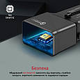 Мережевий зарядний пристрій Promate TriPlug-PD20 USB-C PD+USB-A QC та EU/US/UK/AUS штекер Black (triplug-pd20.black), фото 4