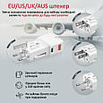 Мережевий зарядний пристрій Promate TriPlug-PD20 USB-C PD+USB-A QC і EU/US/UK/AUS штекер White (triplug-pd20.white), фото 3