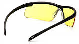 Стрілецькі тактичні захисні окуляри відкриті Pyramex Ever-Lite (amber) жовті, фото 3