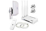 3G 4G LTE КОМПЛЕКТ модем Huawei E3372 з антеною MIMO 2х15дБ і Wi-Fi роутер Netis mw5230 GSM k5160, фото 3