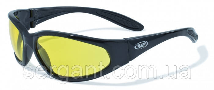 Окуляри захисні відкриті Global Vision Hercules-1 (yellow) жовтий