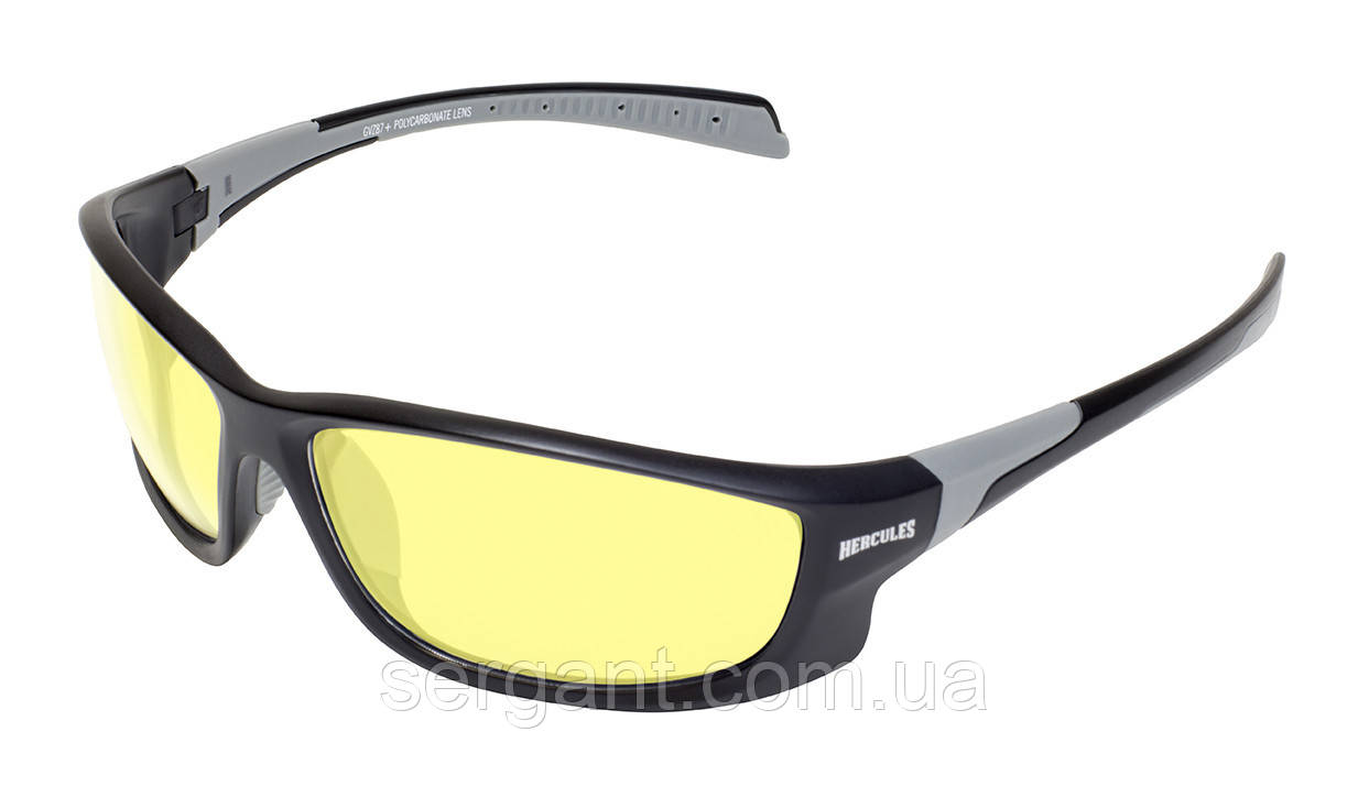 Окуляри захисні відкриті Global Vision Hercules-5 (yellow) жовті