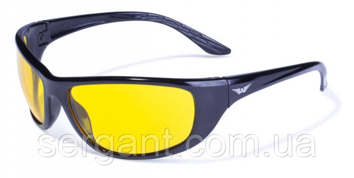 Окуляри захисні відкриті Global Vision Hercules-6 (yellow) жовтий