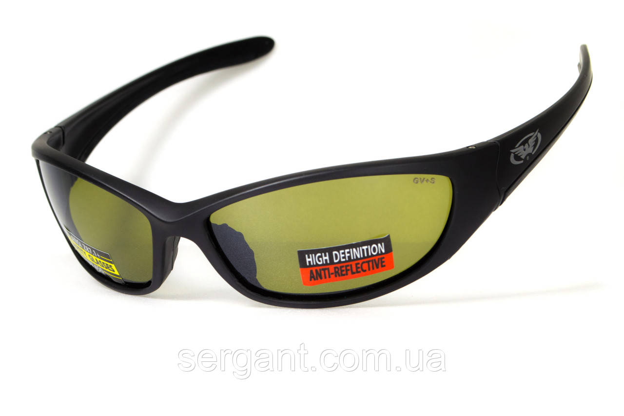 Окуляри захисні відкриті Global Vision Hole-in-One HD (green) зелений
