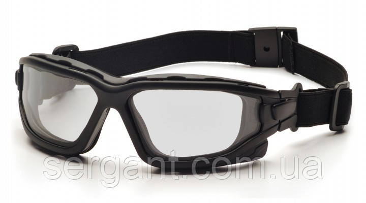 Окуляри захисні з ущільнювачем Pyramex i-Force Slim (Anti-Fog) (clear) прозорі