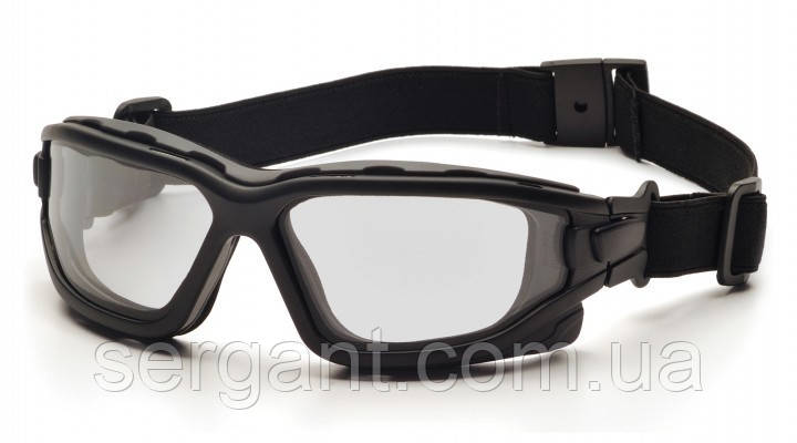 Окуляри захисні з ущільнювачем Pyramex i-Force XL (Anti-Fog) (clear) прозорі