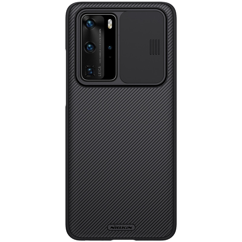 Захисний чехол Nillkin для Huawei P40 Pro (CamShield Case) Black із захистом камери