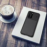 Захисний чехол Nillkin для Huawei P40 Pro (CamShield Case) Black із захистом камери, фото 7