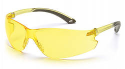 Стрілецькі тактичні захисні окуляри відкриті Pyramex Itek (amber) жовті