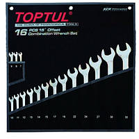 Набор ключей комбинированных 16 шт. 7-32 "Hi-Performance" Toptul GPAX1601 (Тайвань)