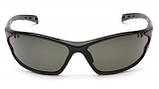 Окуляри поляризаційні захисні 2в1 Venture Gear PMXcite Polarized (gray) сірі, фото 3
