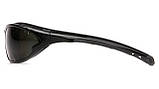 Окуляри поляризаційні захисні 2в1 Venture Gear PMXcite Polarized (gray) сірі, фото 4