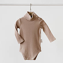 Боді - гольфик в рубчик "Strip", Моко