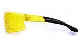 Окуляри захисні відкриті Pyramex Provoq (amber) жовті, фото 3